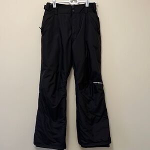 Youth boys size large black snow pants.